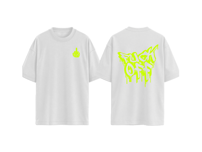T-shirt  FUCKOFF GIALLO FLUO