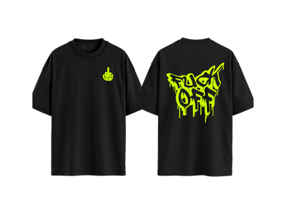T-shirt  FUCKOFF GIALLO FLUO