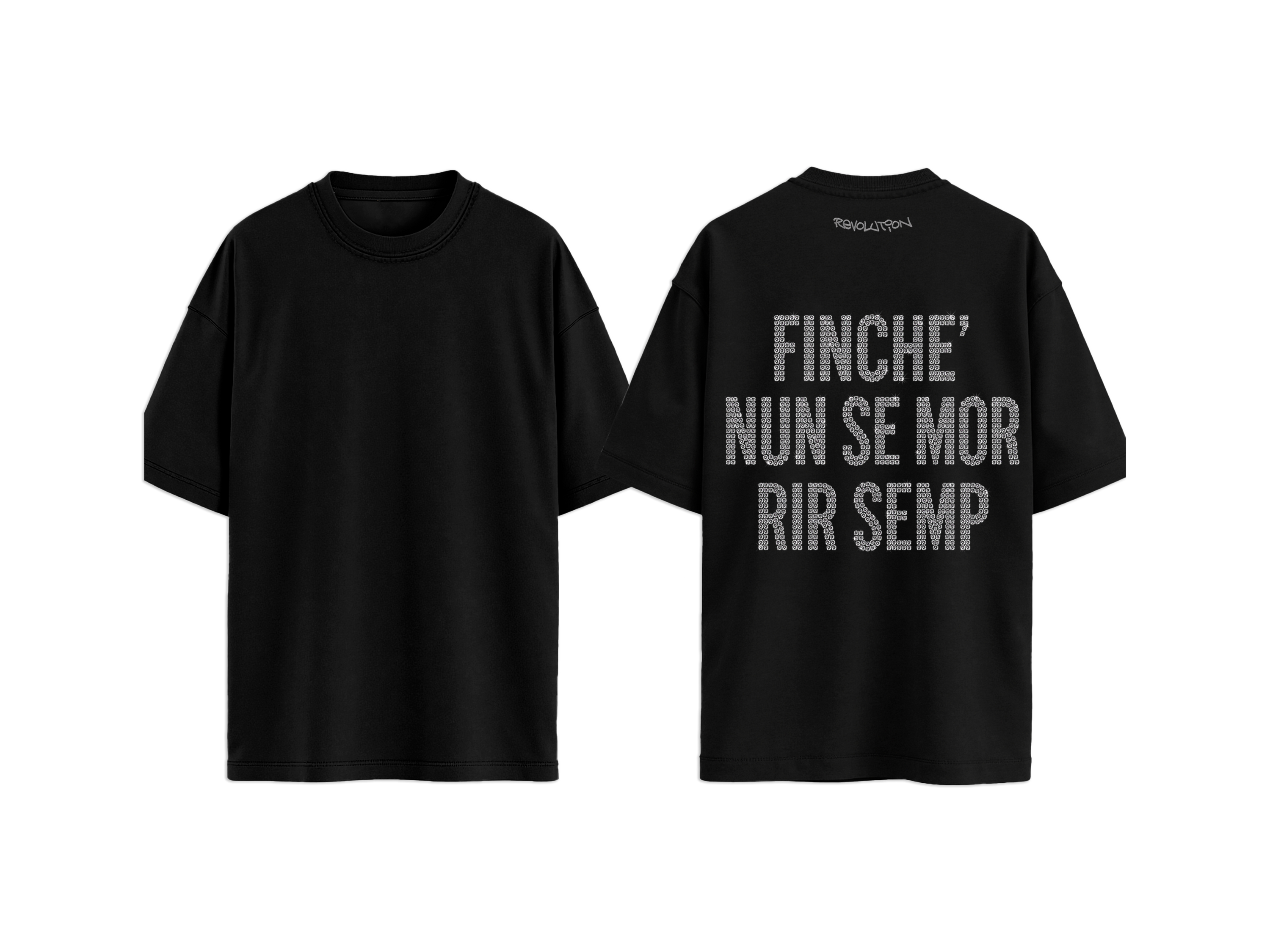 T-SHIRT REGULAR  STRASS FINCHE&