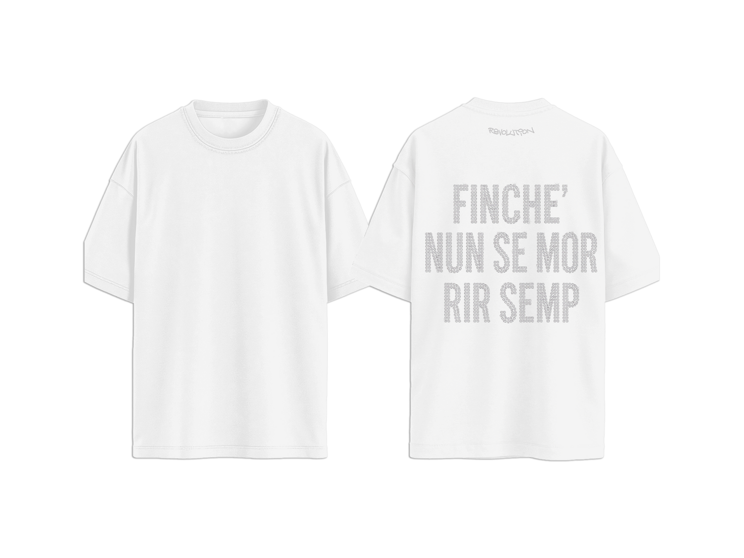 T-SHIRT REGULAR  STRASS FINCHE&