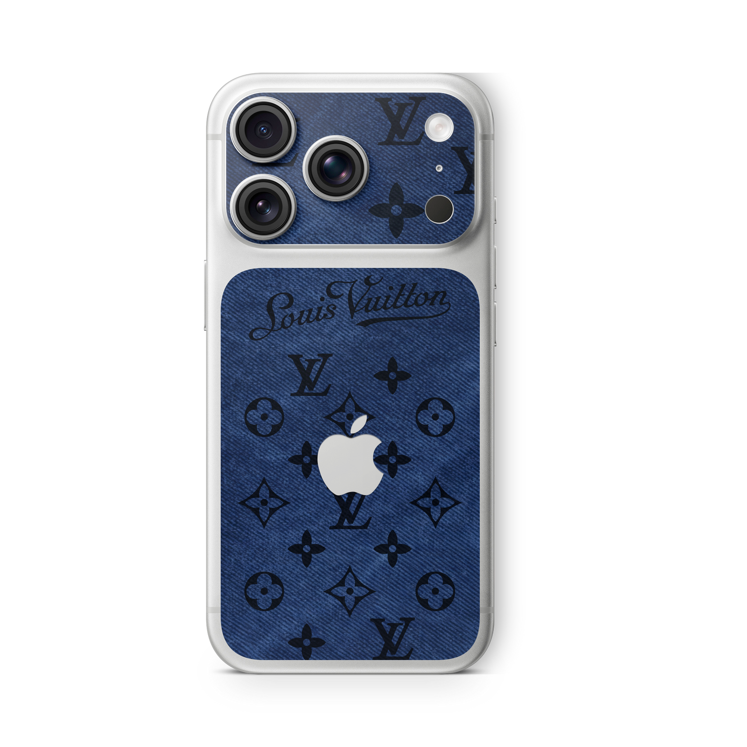 SKIN SOLO BACK BLU VELLUTO LV