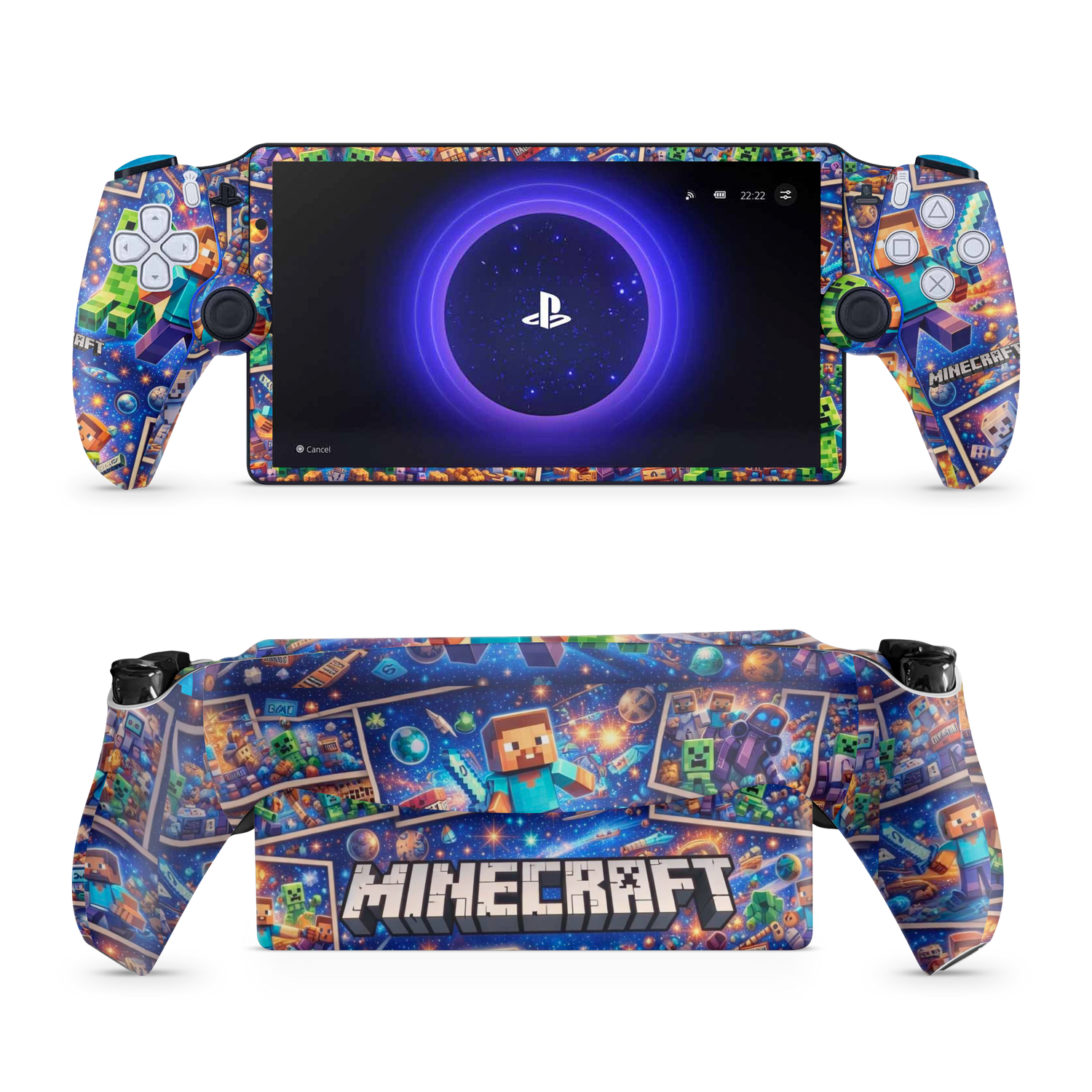 SKIN PS5 PORTAL MINECRAFT