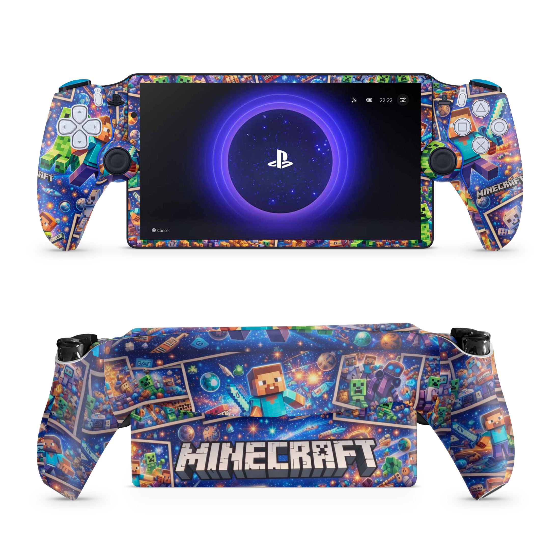 SKIN PS5 PORTAL MINECRAFT