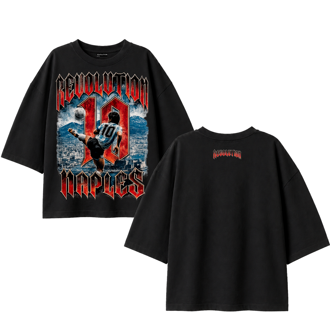 T-SHIRT SUPER OVER SIZE REVOLUTION  NAPLES