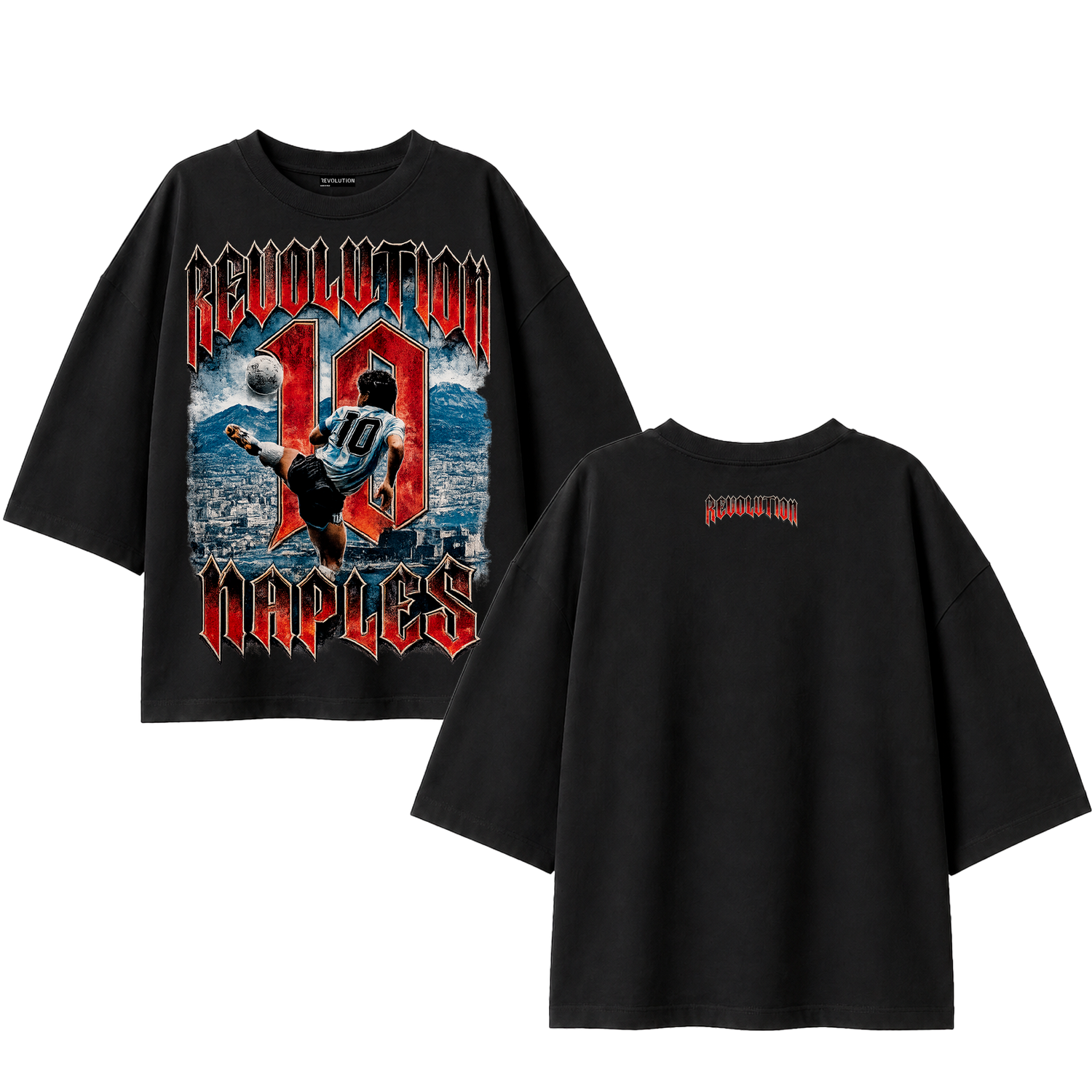 T-SHIRT SUPER OVER SIZE REVOLUTION  NAPLES