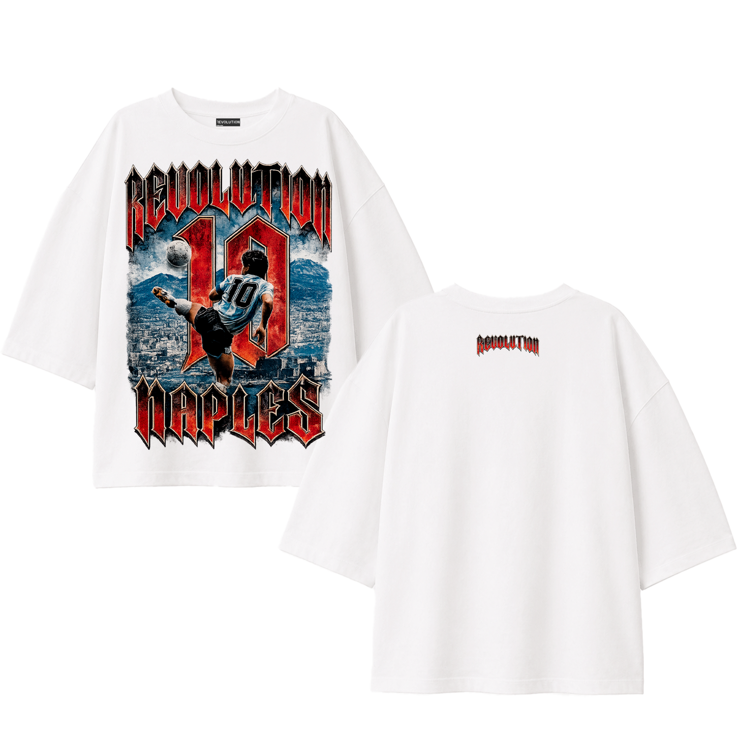 T-SHIRT SUPER OVER SIZE REVOLUTION  NAPLES
