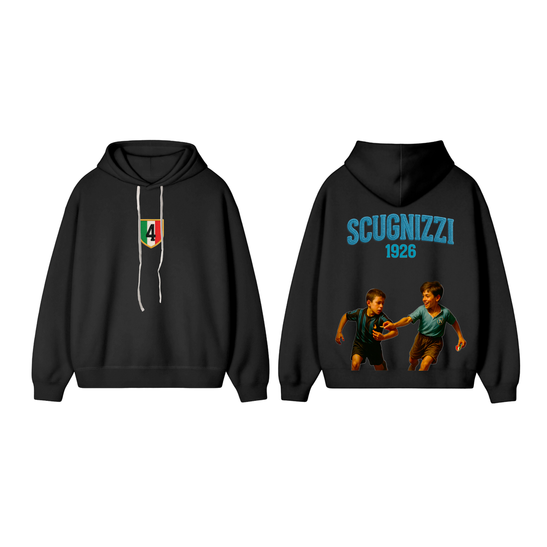 FELPA CROPPED OVERSIZE SCUGNIZZI BAMBINO