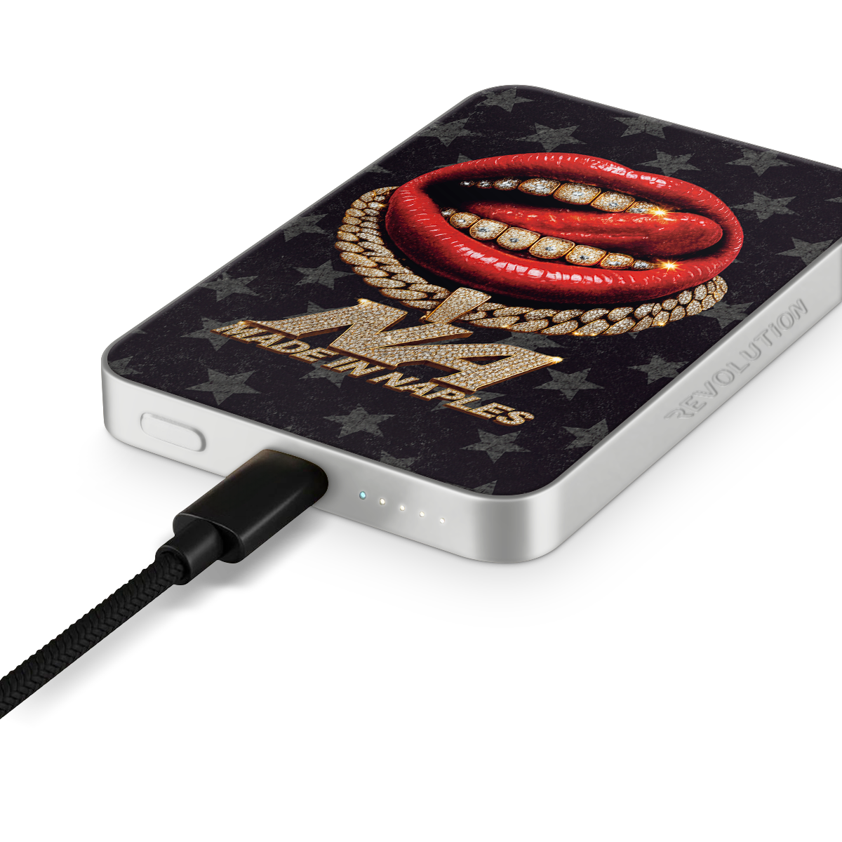 POWERBANK MAGESAFE  BOCCA ROSSA MADE IN NAPLES