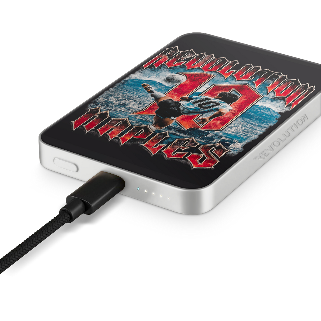 POWER BANK SILVER  NAPLES REVOLUTION