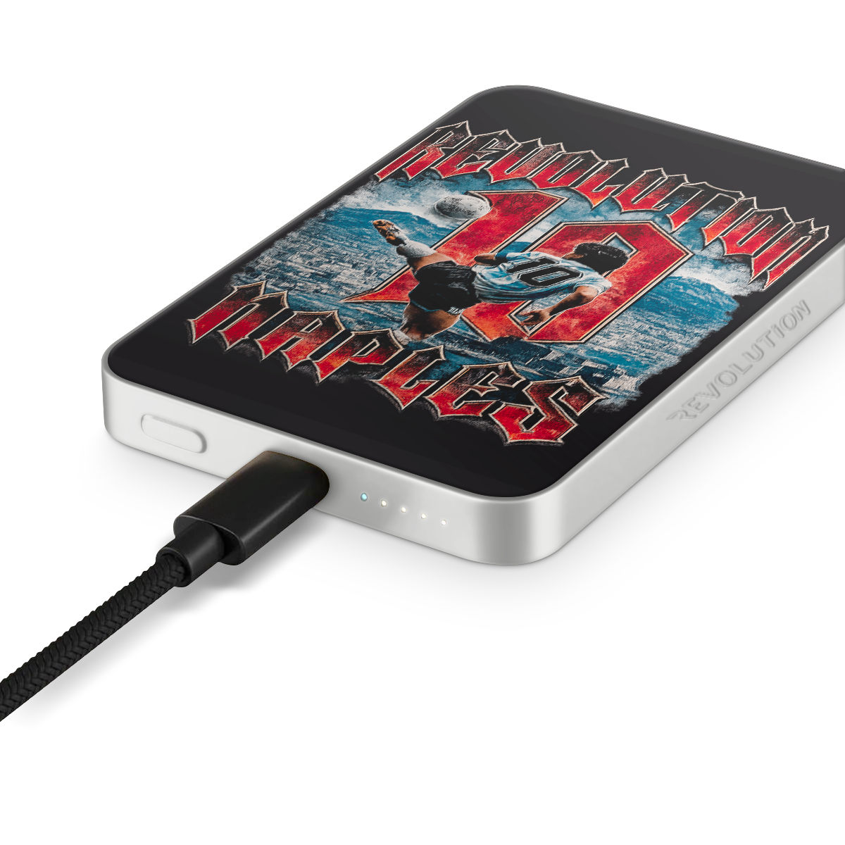 POWER BANK SILVER  NAPLES REVOLUTION