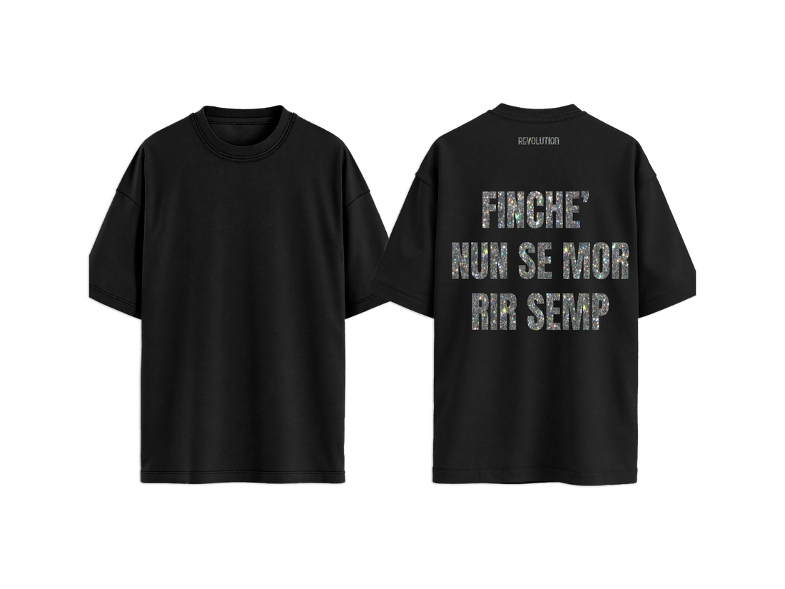 T-SHIRT REGULAR  FINCHE NUN SE MOR RIR SEMP MULTICOLOR