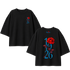 T-SHIRT SUPER OVER SIZE 1926 ROSA ROSSA - Revolutionofficial