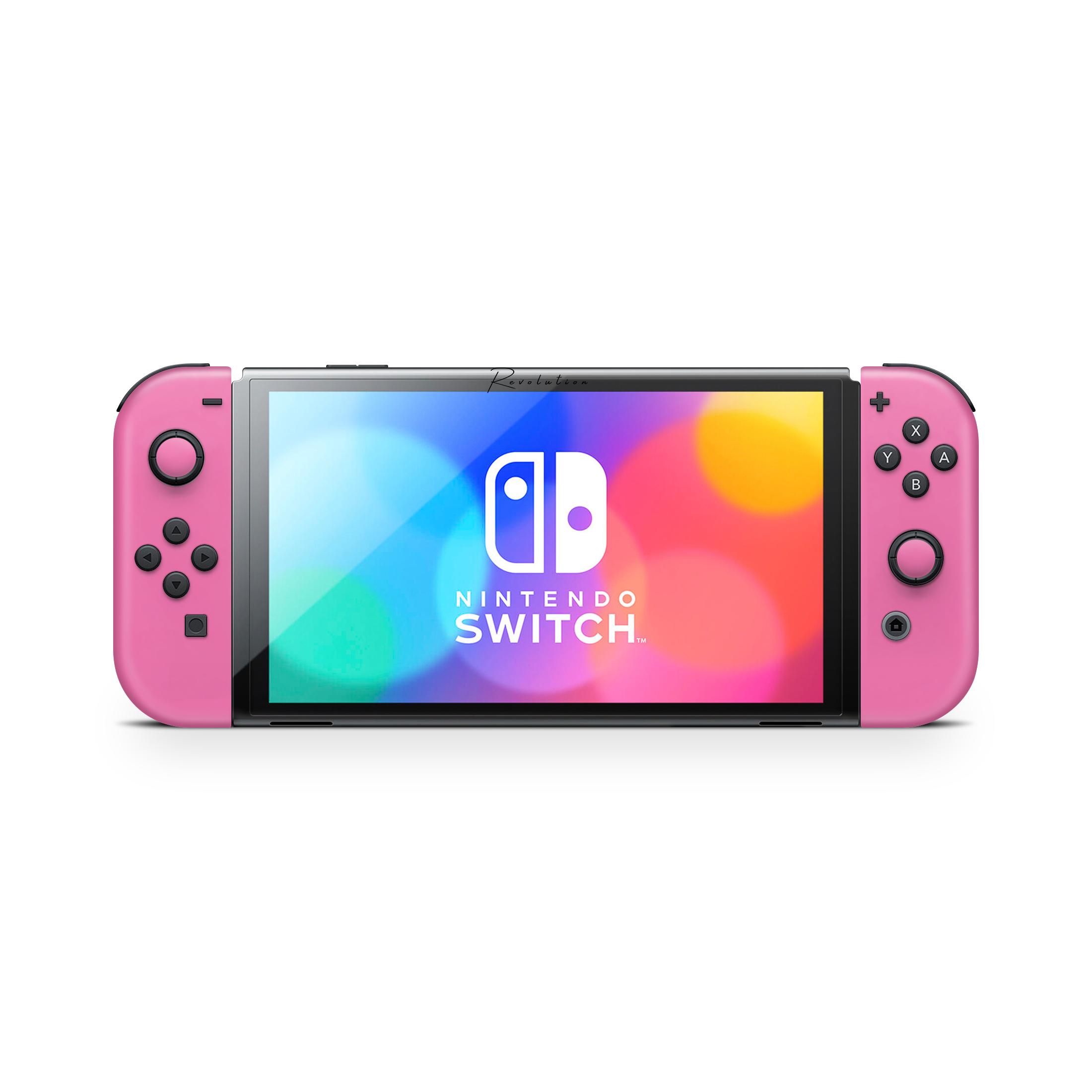 SKIN NINTENDO SWITCH OLED ROSA LUCIDO