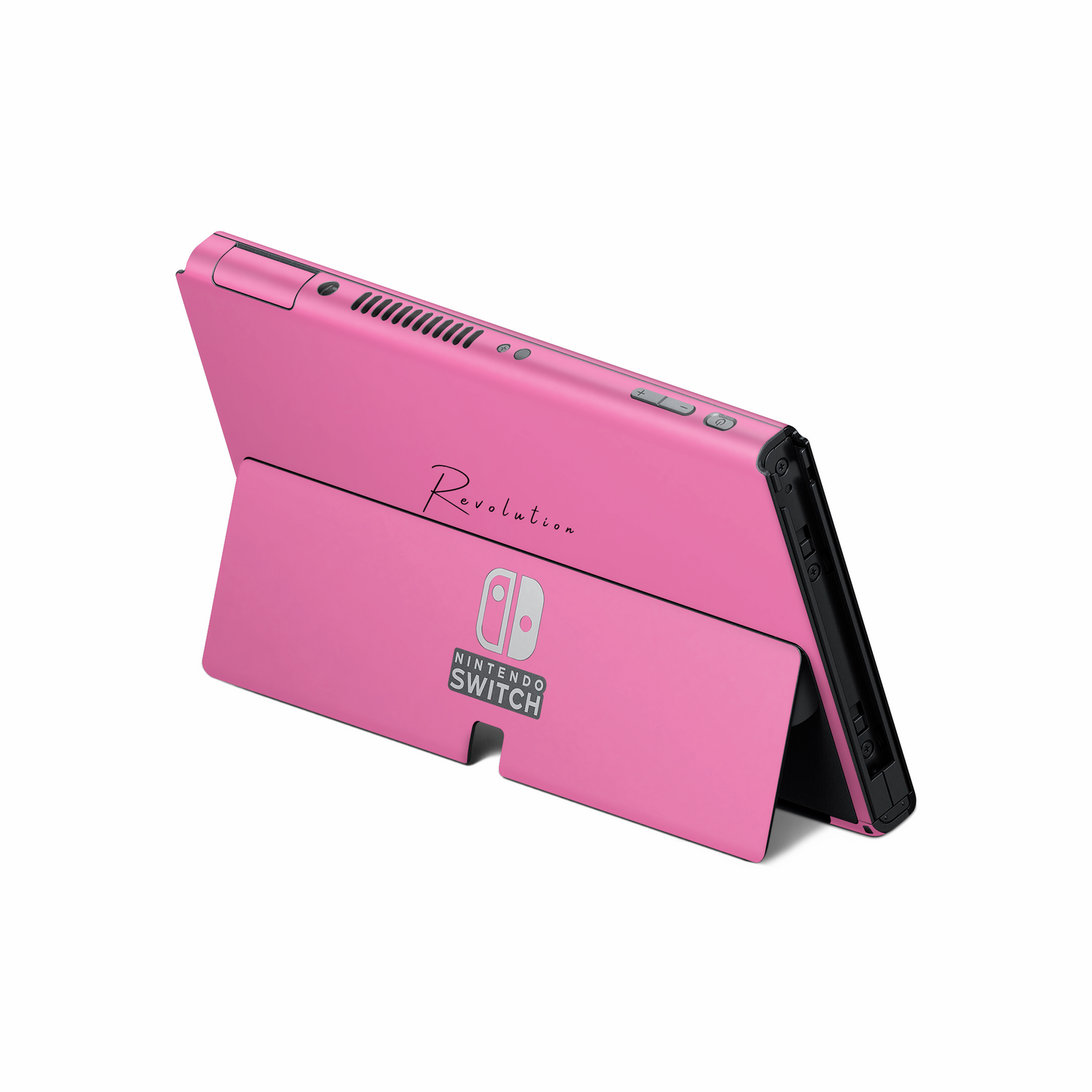 SKIN NINTENDO SWITCH OLED ROSA LUCIDO