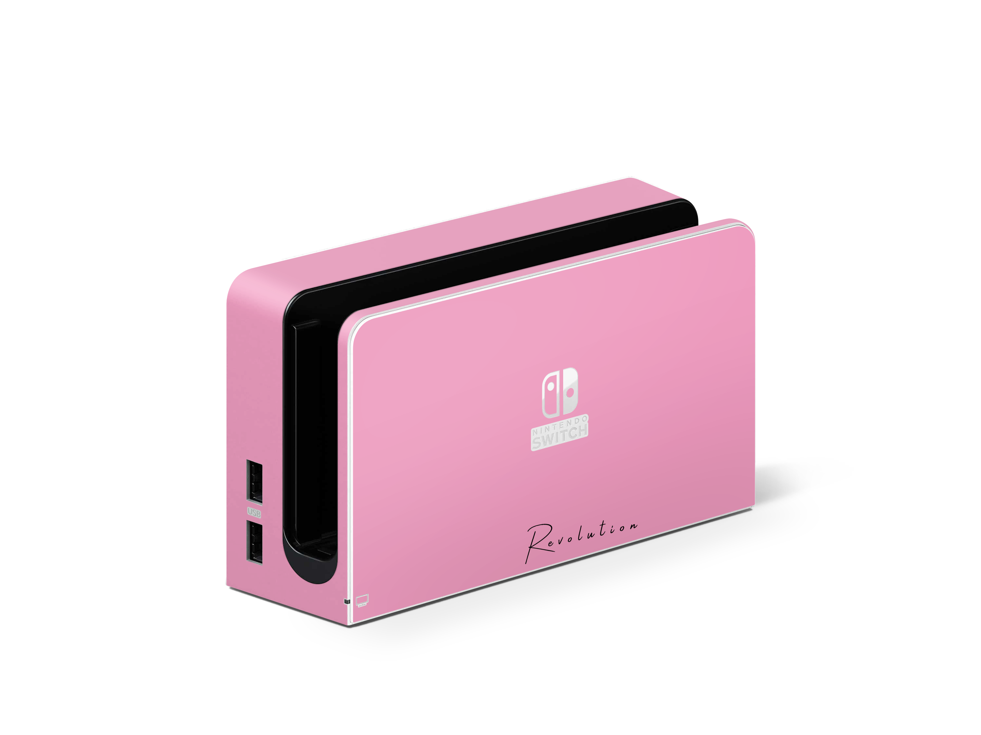 SKIN NINTENDO SWITCH OLED ROSA OPACO