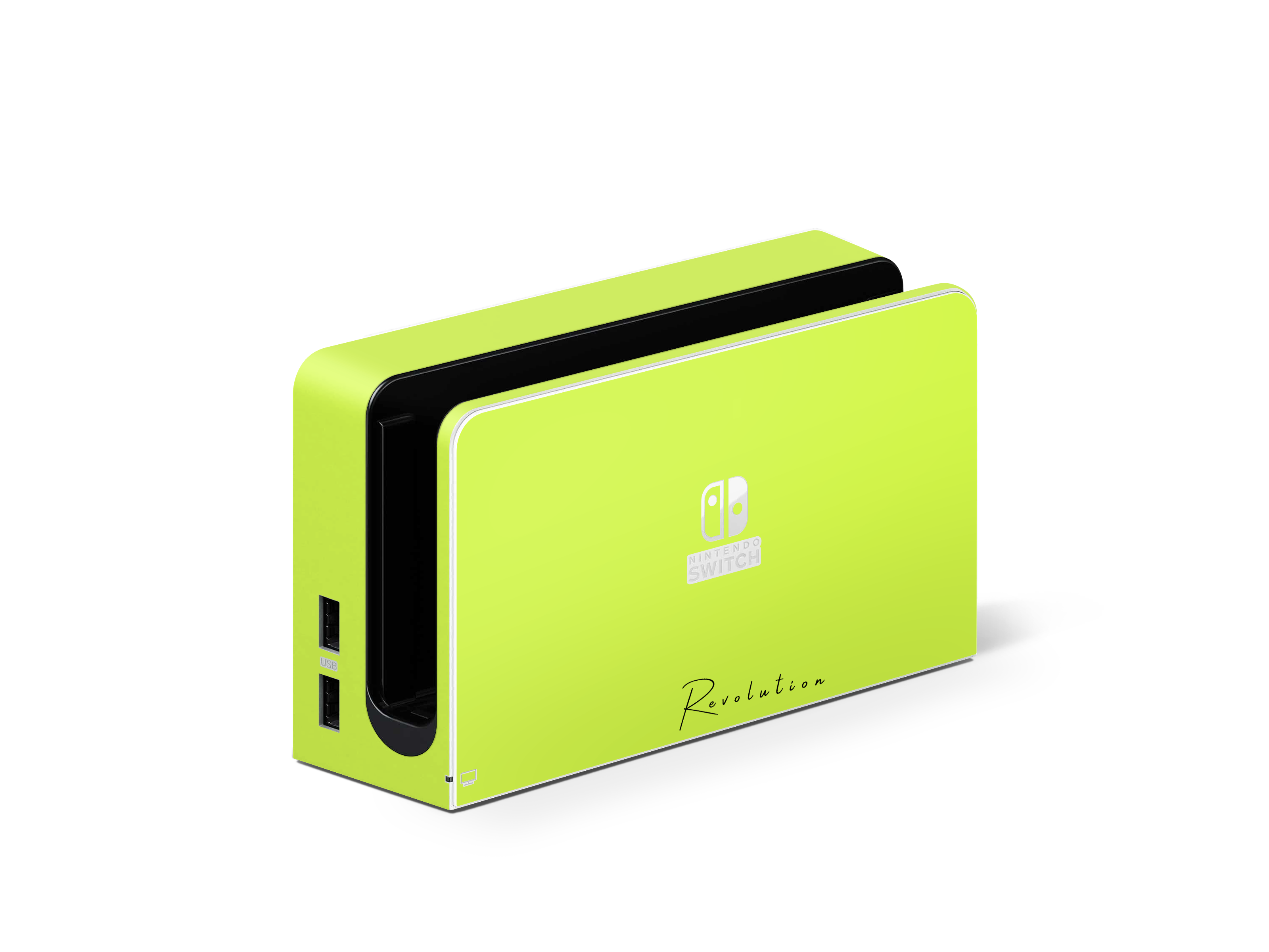 SKIN NINTENDO SWITCH OLED GIALLO FLUO