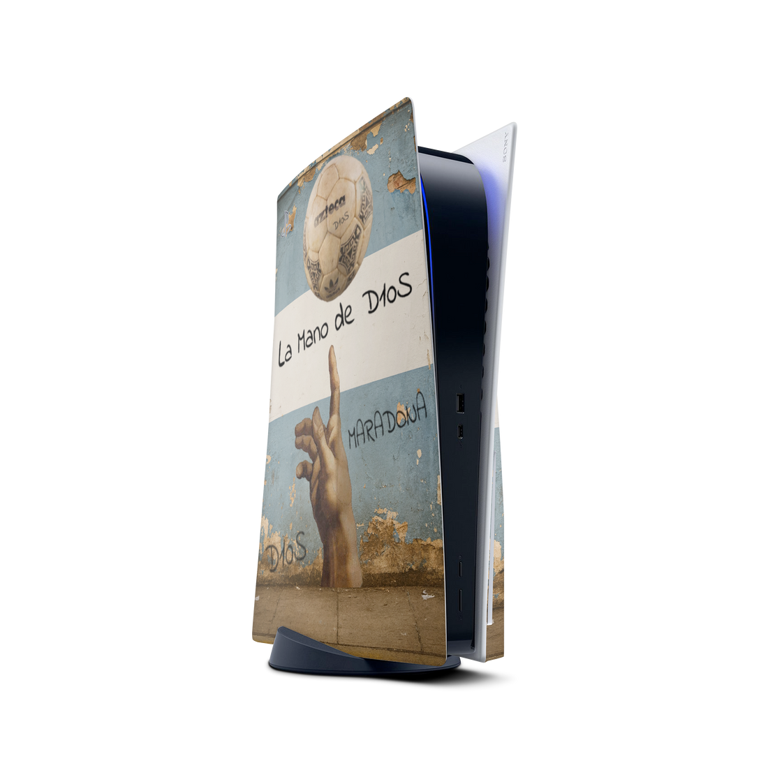 SKIN PLAYSTATION LA MANO DE D10S