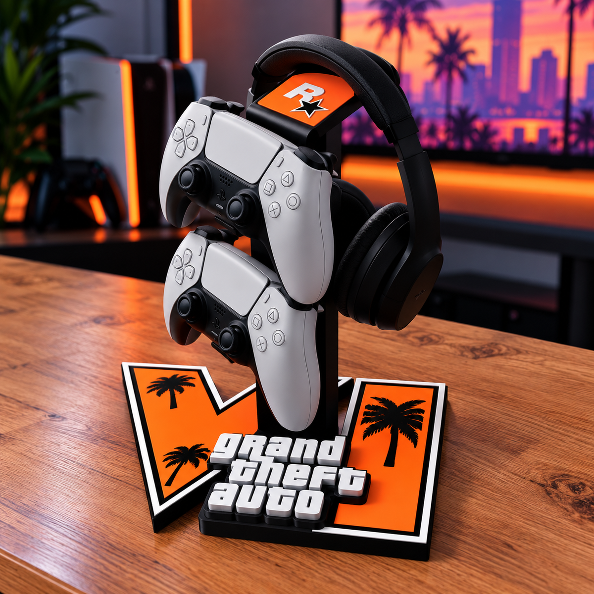 SUPPORTO GTA  PAD E CUFFIE