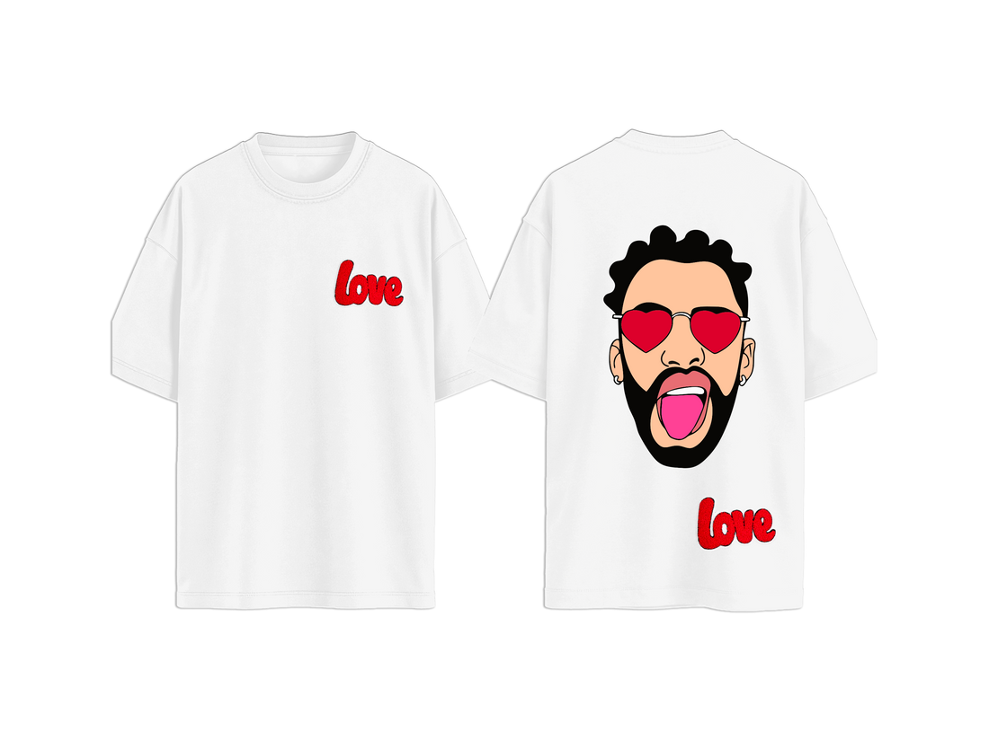 T-SHIRT  BAD BUNNY LOVE
