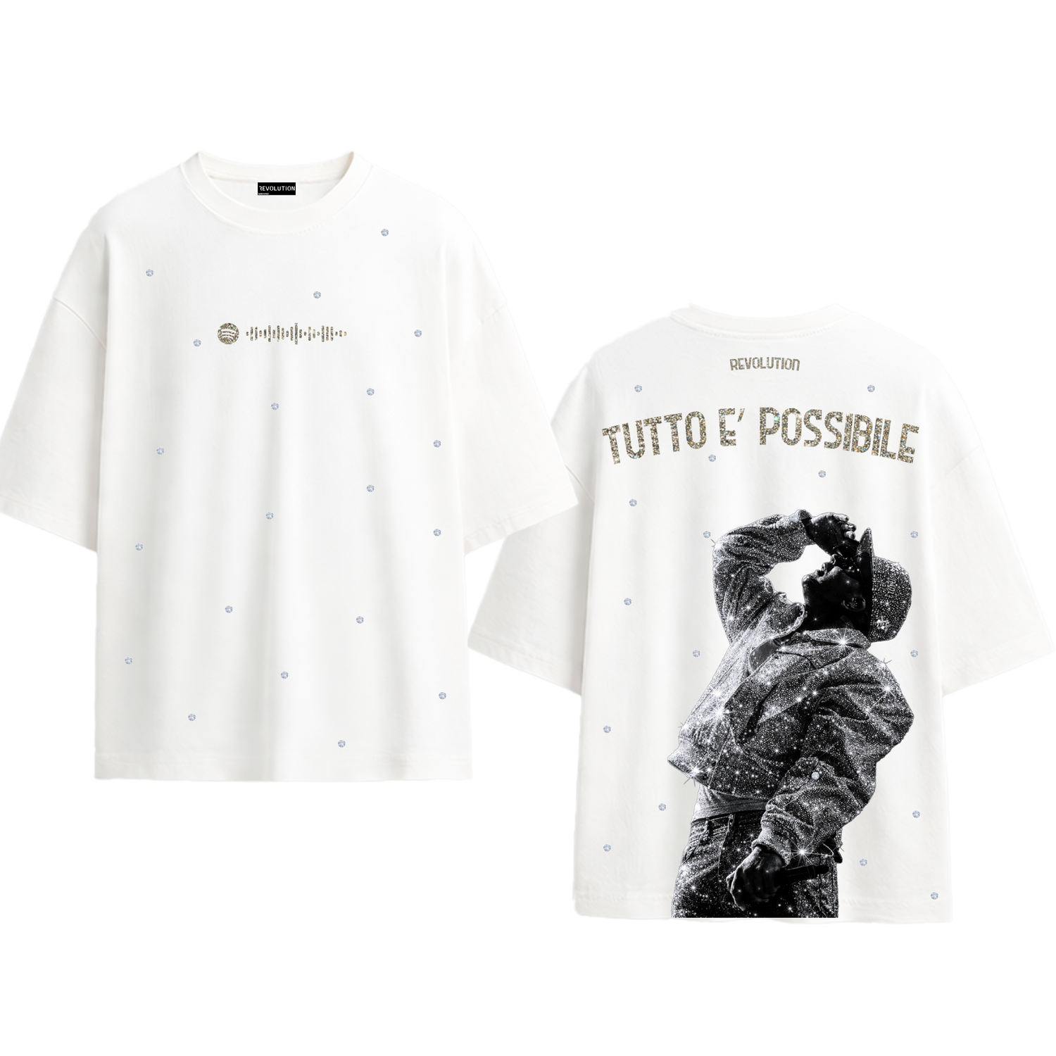 T-SHIRT OVER SIZE REVOLUTION TUTTO E&