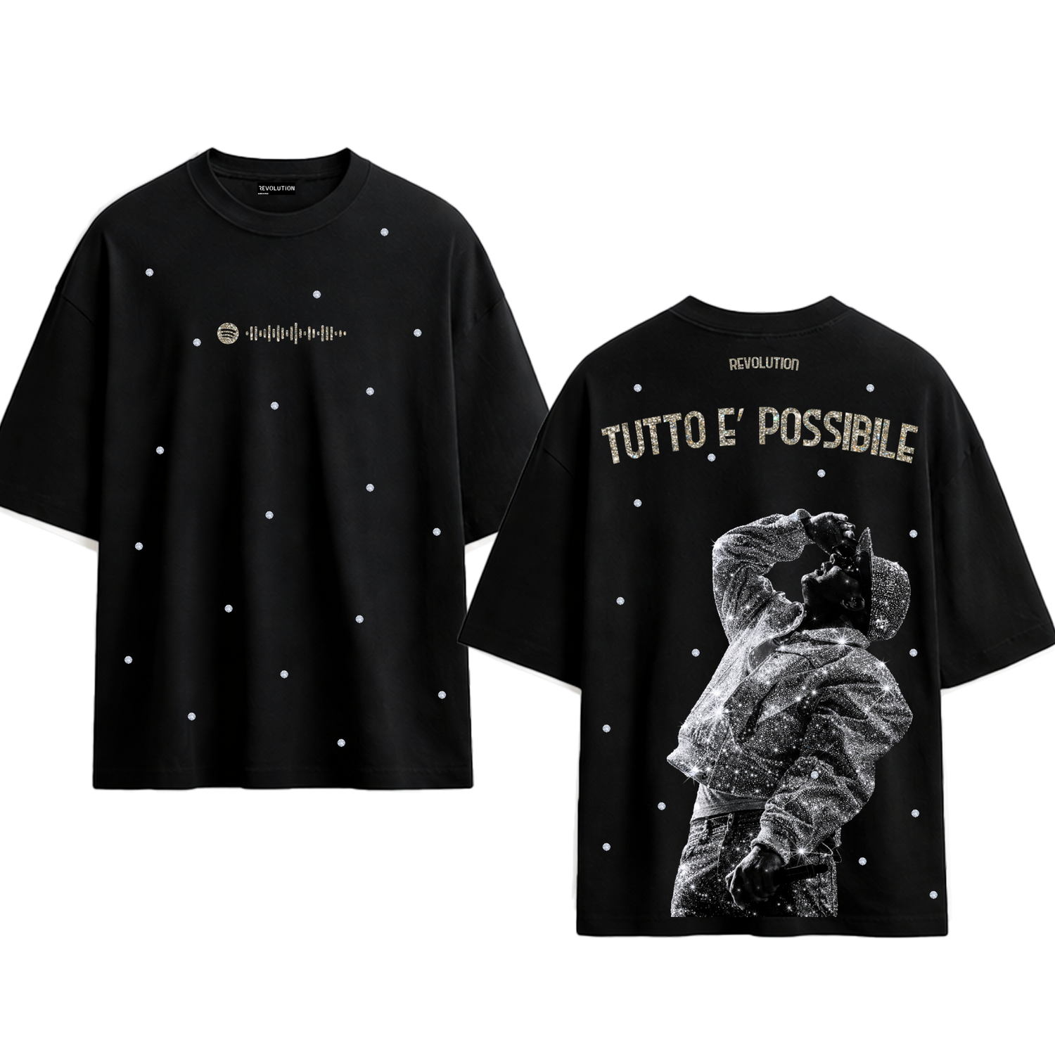 T-SHIRT OVER SIZE REVOLUTION TUTTO E&