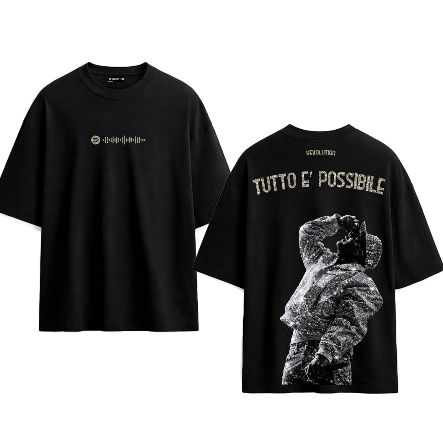 T-SHIRT OVER SIZE REVOLUTION TUTTO E&