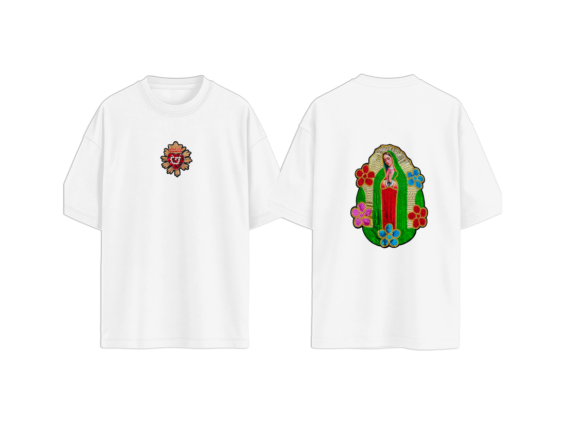 T-SHIRT  PATCH MADONNA GUADALUPE