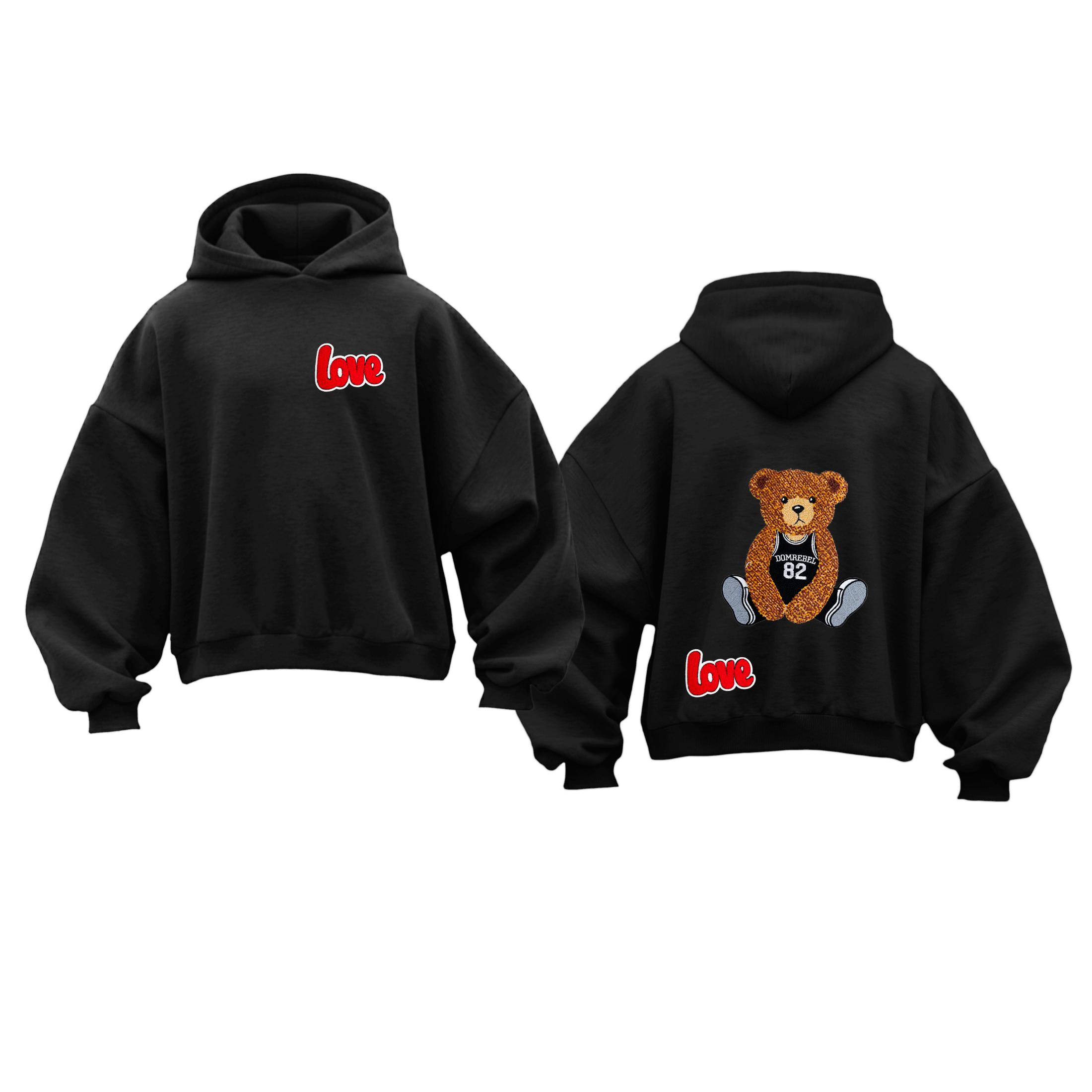 FELPA CORTA LIMITED EDITION  PATCH TADDY LOVE