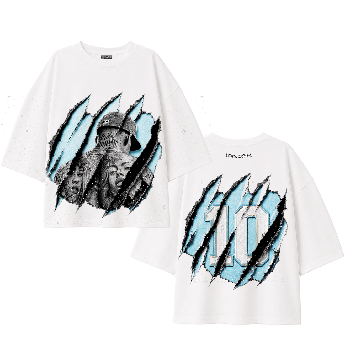 T-SHIRT SUPER OVER SIZE GEOLIER 10 LIMITED EDITION