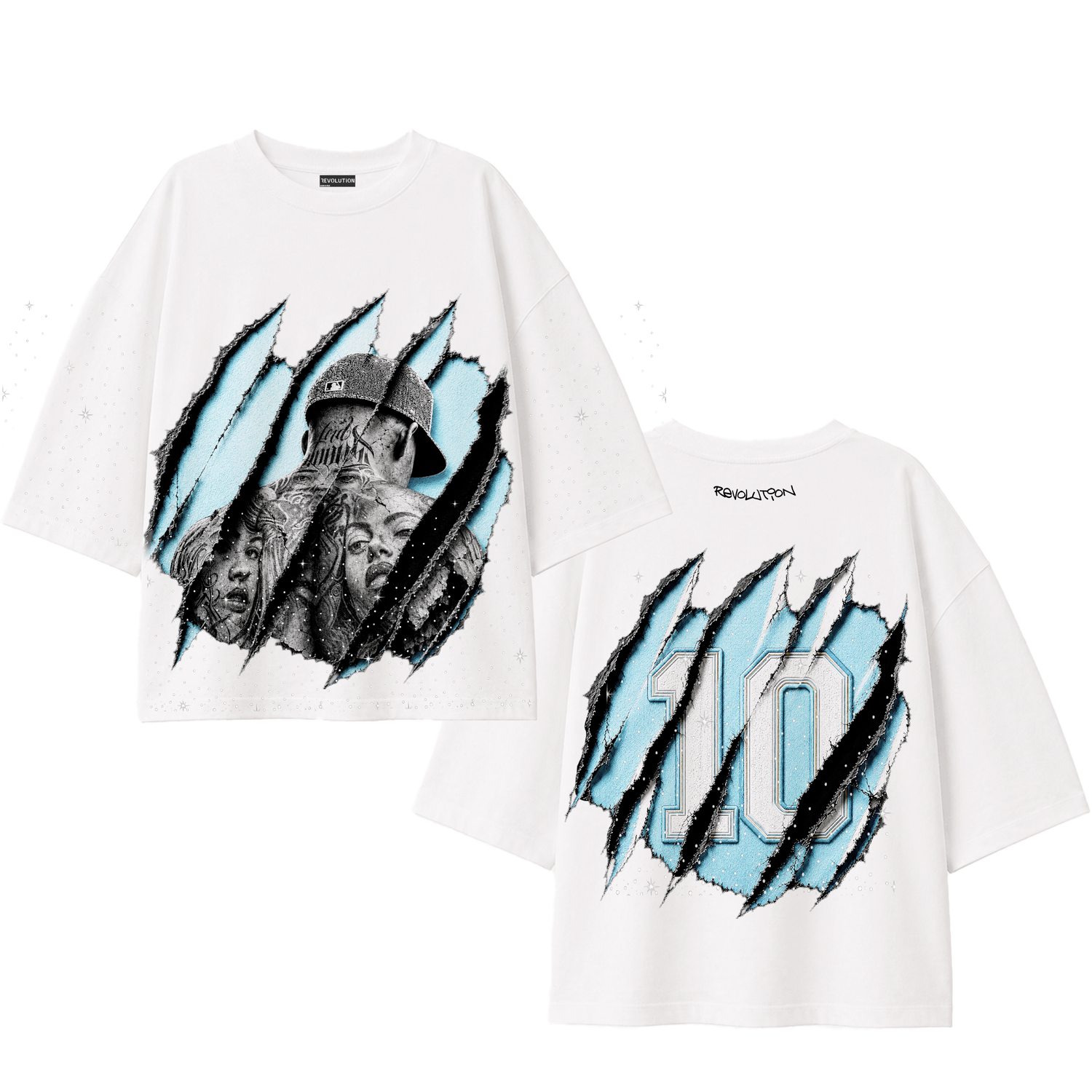 T-SHIRT SUPER OVER SIZE GEOLIER 10 LIMITED EDITION