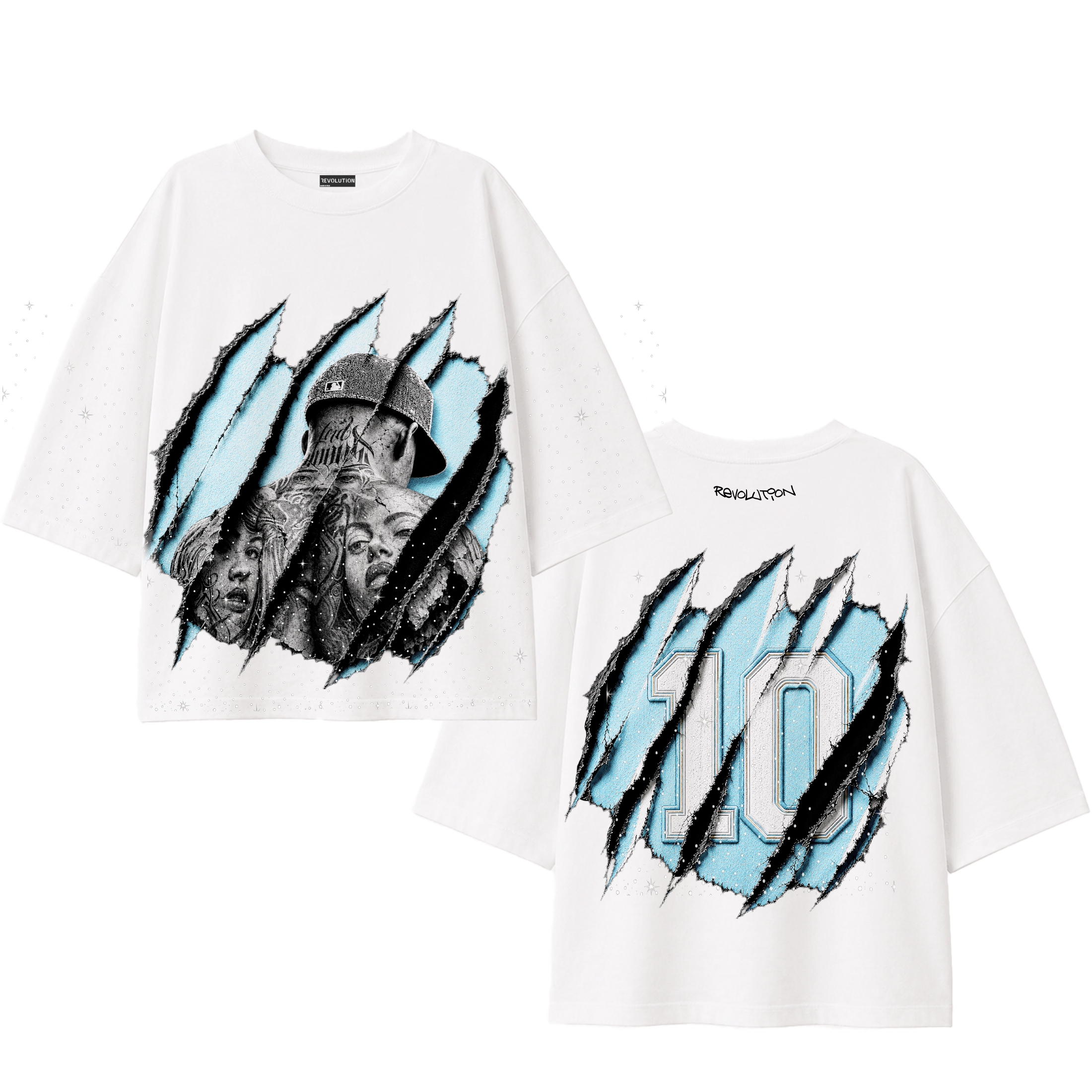 T-SHIRT SUPER OVER SIZE GEOLIER 10 LIMITED EDITION