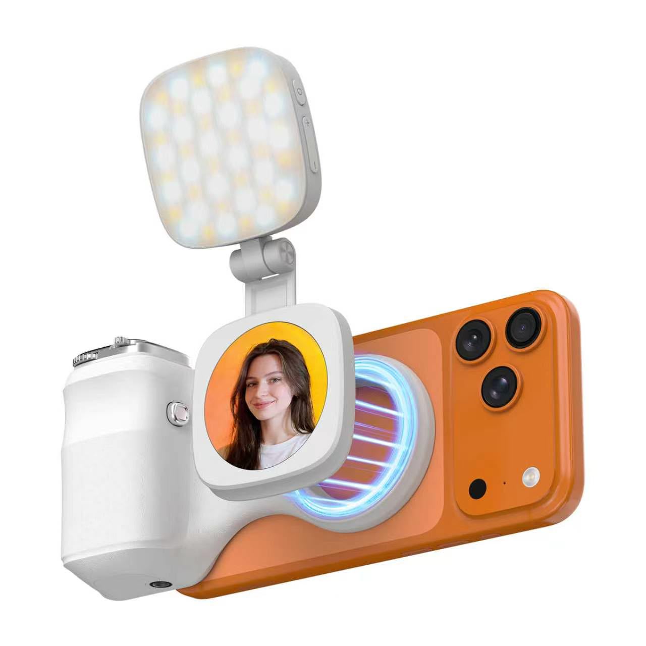 CAMERA GRIP+LUCE BIANCO