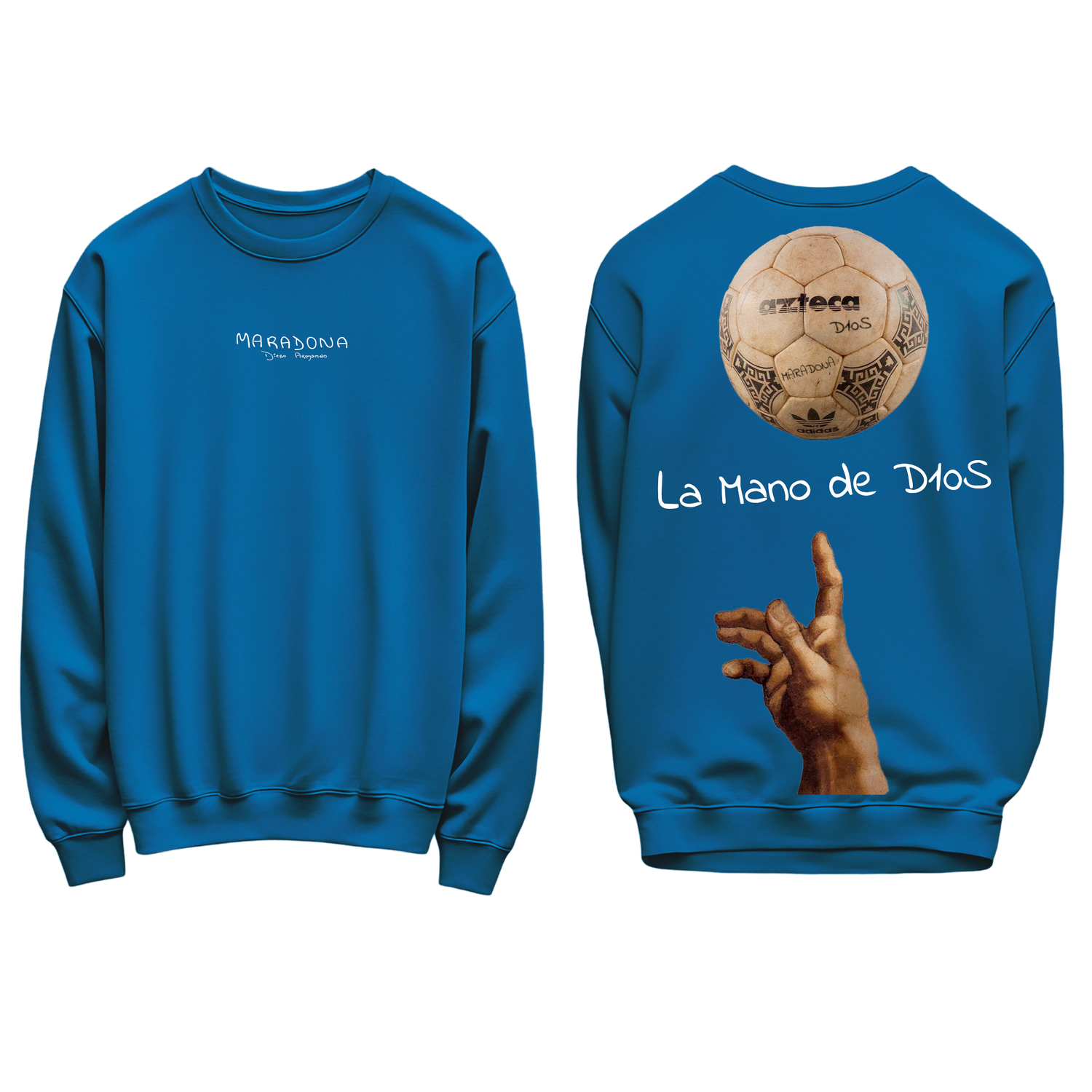 FELPA REGOLARE LA MANO DE D10S