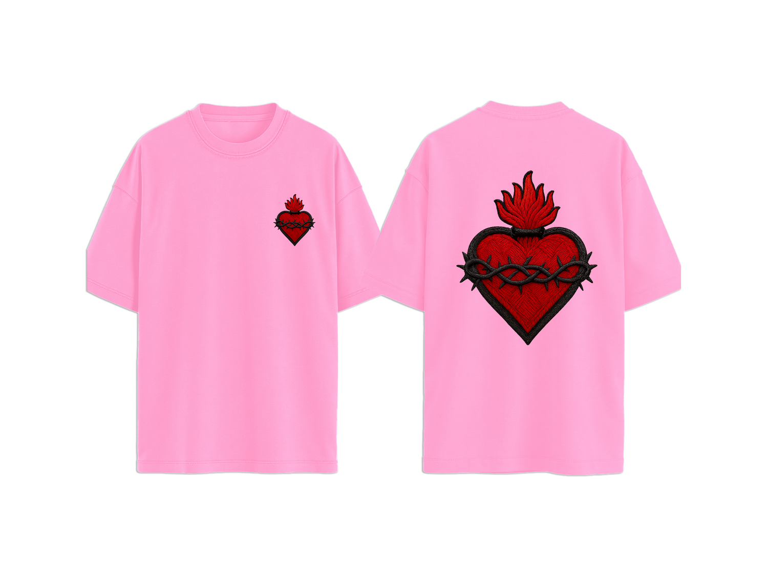 T-SHIRT  CUORE SACRO
