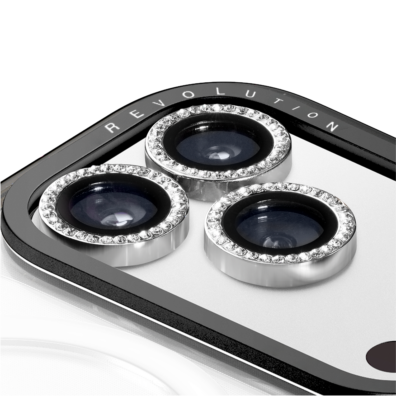 COPRI FOTOCAMERA GLITTER SILVER