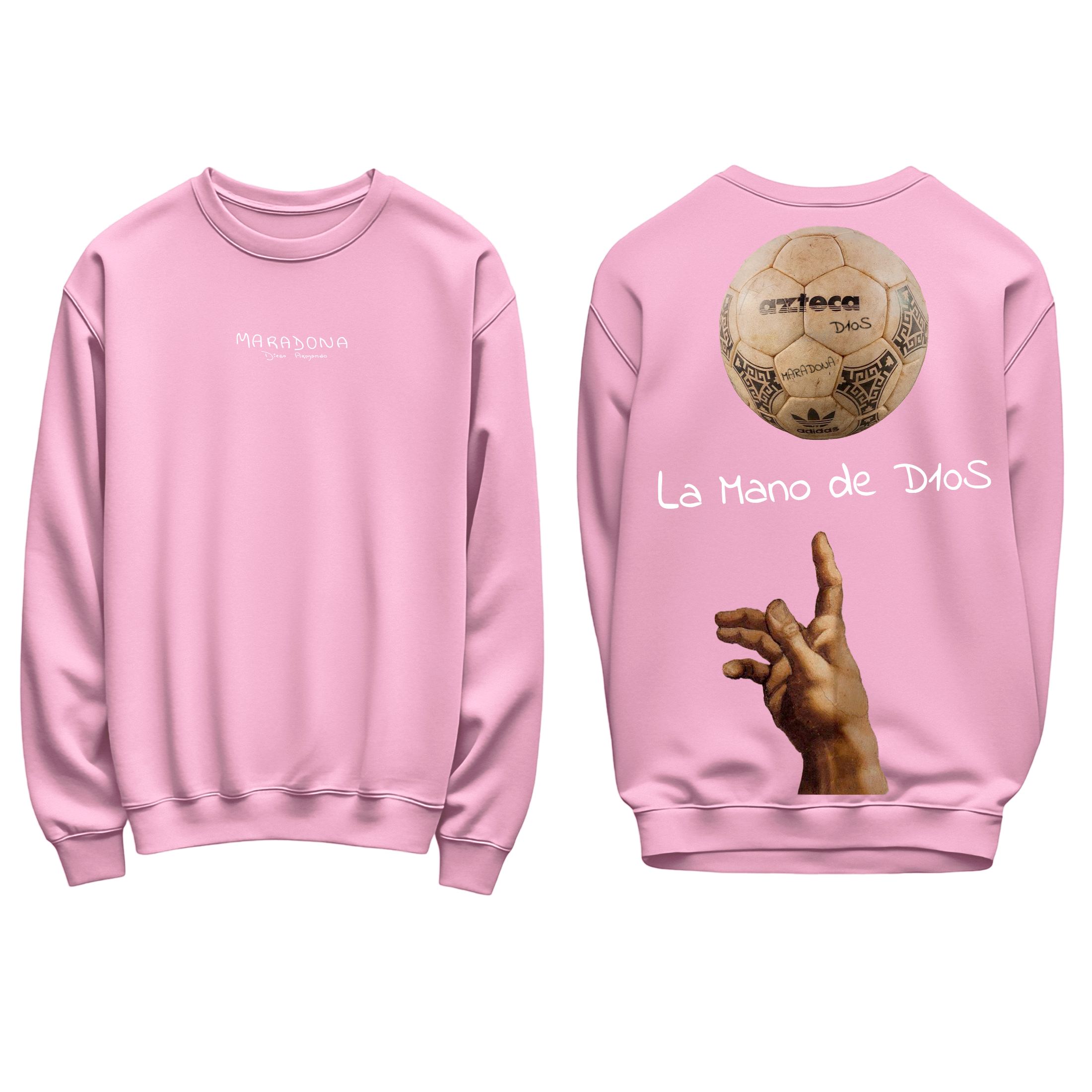 FELPA REGOLARE LA MANO DE D10S