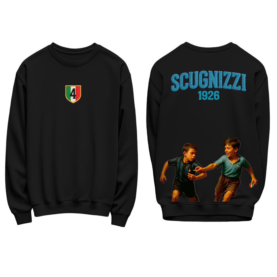FELPA REGOLARE SCUGNIZZI BAMBINI