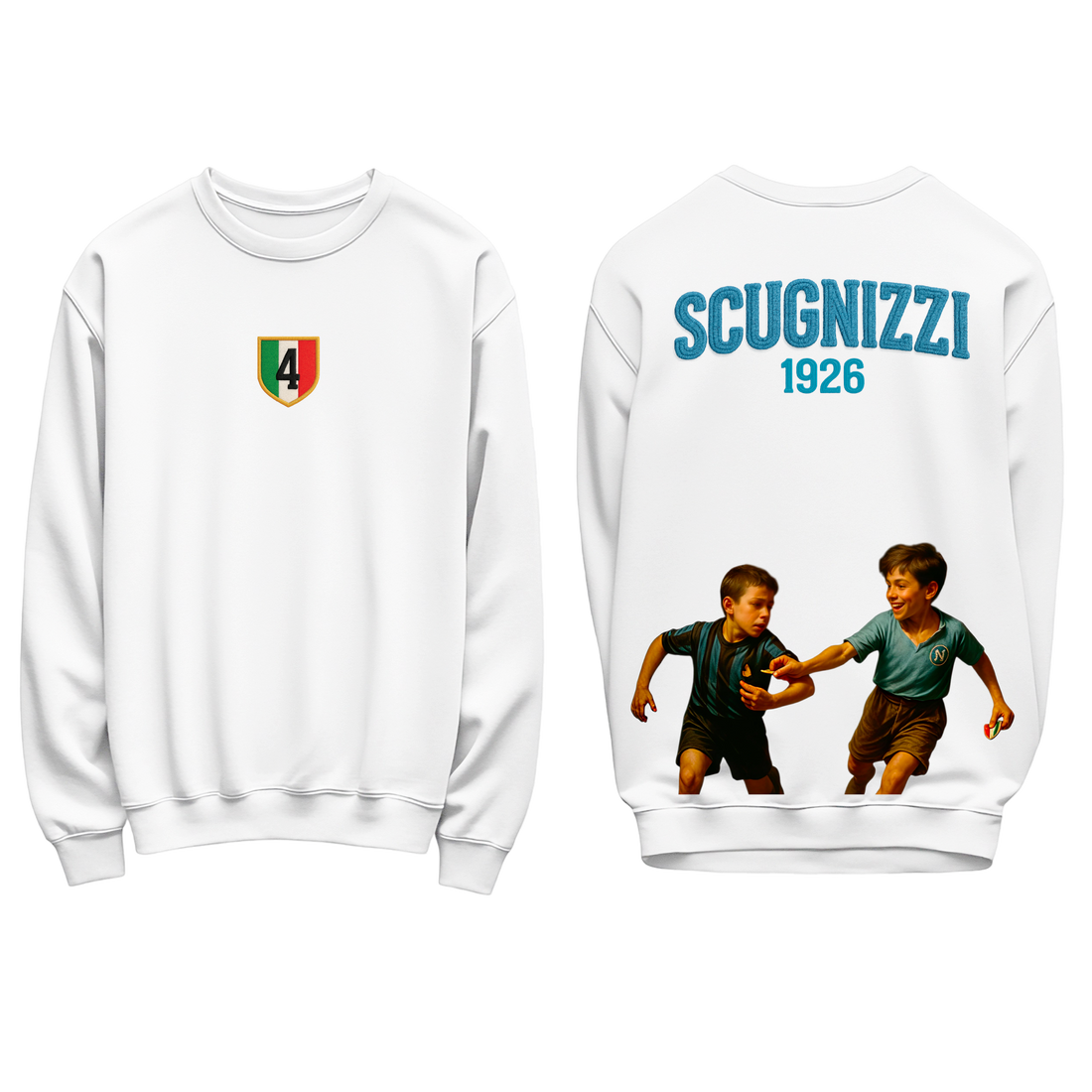 FELPA REGOLARE SCUGNIZZI BAMBINI