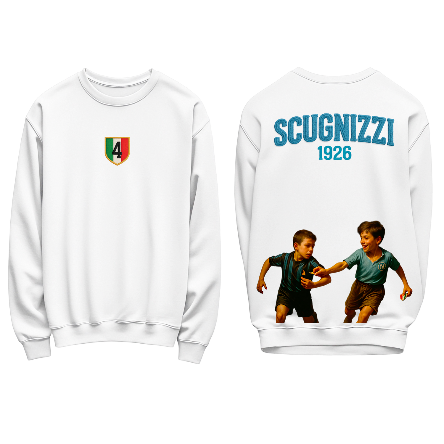 FELPA REGOLARE SCUGNIZZI BAMBINI