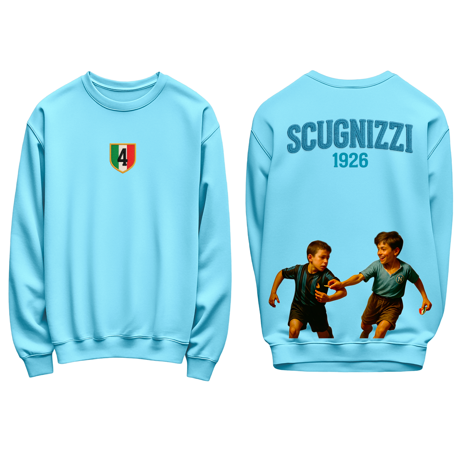 FELPA REGOLARE SCUGNIZZI BAMBINI